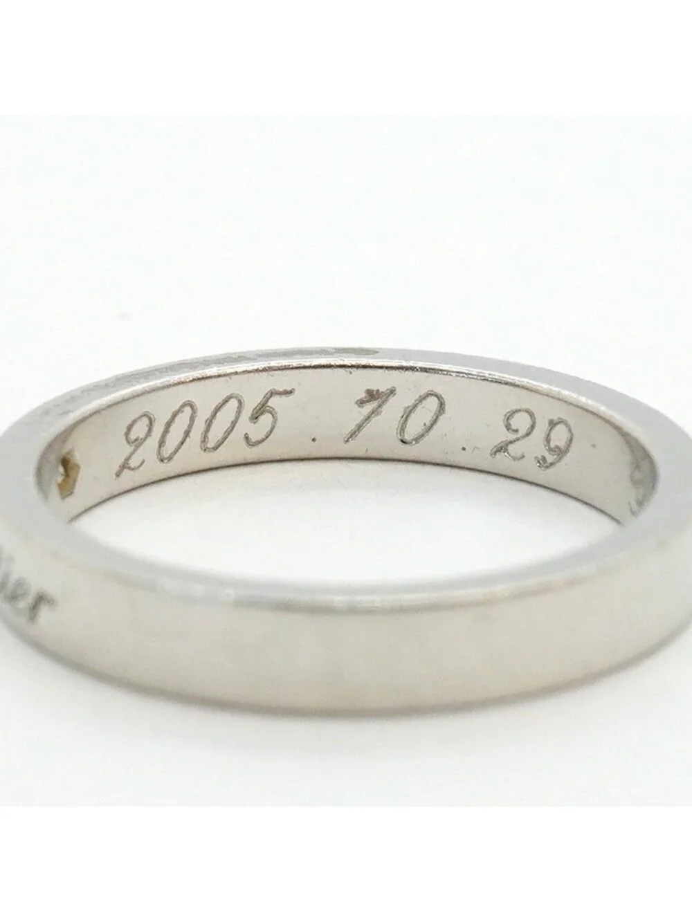 Cartier Ring C de Cartier Platinum Diamond